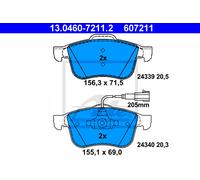 New Brake Pad Set, disc brake for ALFA ROMEO:159,BRERA,SPIDER,159 Sedan