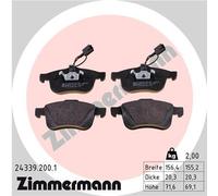 ZIMMERMANN 24339.200.1 Brake pad set