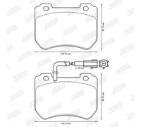 New Brake Pad Set, disc brake for ALFA ROMEO:159,BRERA,SPIDER,159 Sedan