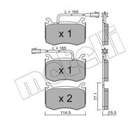 New Brake Pad Set, disc brake for ALFA ROMEO:GIULIA 77367676 77368402