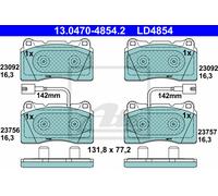 BRAKE PAD SET DISC BRAKE 13.0470-4854.2 FOR ALFA ROMEO GIULIETTA/Hatchback/Van