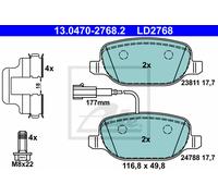 New Brake Pad Set, disc brake for ALFA ROMEO:GIULIETTA,GIULIETTA Hatchback Van