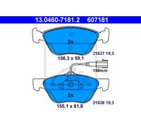 ATE 13.0460-7181.2 Brake pad set