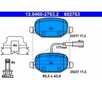 DISC BRAKE PADS SET FOR ALFA ROMEO MITO 955 955 A6 000 955 A8 000 ATE