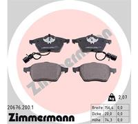 ZIMMERMANN 20676.200.1 Brake pad set