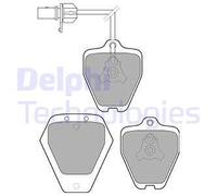 Brake pads Low-Metallic LP1760 DELPHI for AUDI A6 C5 A6 C5 Avant
