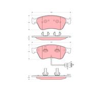 New Brake Pad Set, disc brake for AUDI:A8 D2,A8 / S8 D2 4D0698151AB