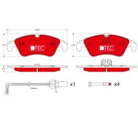 TRW GDB1768DTE Brake pad set