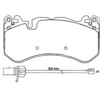 MERCEDES-BENZ GLC Brembo Brake Pads Front Coupe 2016-
