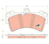 New Brake Pad Set, disc brake for AUDI PORSCHE VW:Q7,CAYENNE,TOUAREG