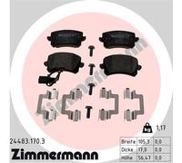 New Brake Pad Set, disc brake for AUDI:Q3 8U0698451D 8U0698451E
