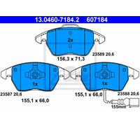 BRAKE PADS FRONT VW GOLF V 2003-, PASSAT 2005-, CADDY 2004-