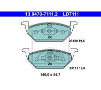 ATE Brake Pads 13.0470-7111.2 for SEAT, Audi, VW, SKODA