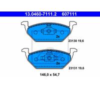 ATE 13.0460-7111.2 Brake pad set
