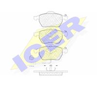New Brake Pad Set, disc brake for AUDI SEAT SKODA VW:A3,TT,LEON,POLO,BEETLE