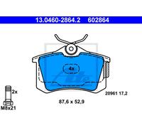 ATE Brake Pad Set 13.0460-2864.2 – Disc Brake Pads for VW, SEAT, AUDI