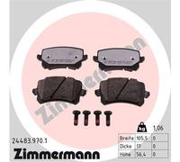 BRAKE PAD SET DISC BRAKE 24483.970.1 FOR VW PASSAT/Magotan AUDI Q3/SUV A6/S6 A6