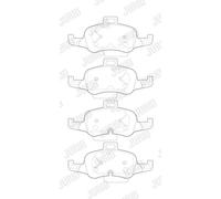 New Brake Pad Set, disc brake for AUDI:TT,TT Roadster 8S0698151 8S0698151A