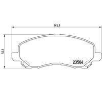BREMBO P 54 030X Brake pad set