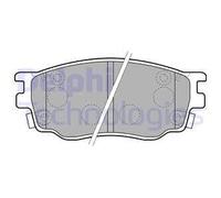 Front Disc Brake Brake Pad Set Delphi LP1916 Fits Mazda 6 Braking System