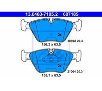 NEW DISC BRAKE PADS SET FOR BMW Z4 ROADSTER E85 S54 B32 Z4 COUPE E86 ATE