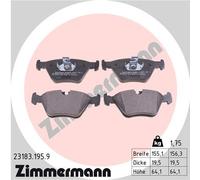 ZIMMERMANN 23183.195.9 Brake pad set