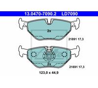 New Brake Pad Set, disc brake for BMW:5,E39,5 Sedan,5 Touring 34211163395