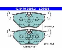 New Brake Pad Set, disc brake for BMW MG ROVER SAAB:3,75,E36,E46,E86 5058110