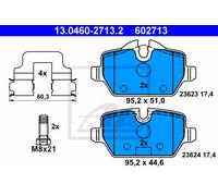 New Brake Pad Set, disc brake for BMW MINI:1,3,E81,E87,E90 34216767145