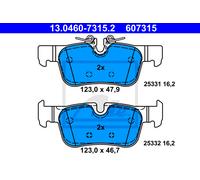 Brake pads 13.0460-7315.2 ATE for BMW MINI