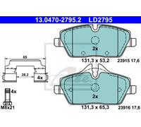 ATE Brake Pad Set 13.0470-2795.2 Front for MINI & BMW