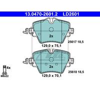 ATE 13.0470-2601.2 Brake pad set