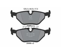 New Brake Pad Set, disc brake for BMW WIESMANN:3,5,7,E30,E36 1157044 1157334