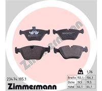 ZIMMERMANN 23474.195.1 Brake pad set