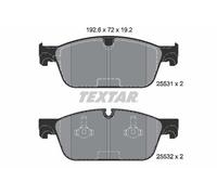 Textar Brake Pad Set 2553101, Front Full Set of 4 for Mercedes-Benz GL/GLE/GLS/M-Class (Teves)