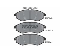 Textar 2397406 Front Axle Disc Brake Pad Set Fits Chevrolet Daewoo Proton