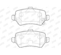 New Brake Pad Set, disc brake for CHEVROLET CHRYSLER KIA OPEL VAUXHALL:VENGA