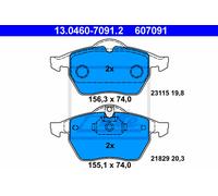 ATE 13.0460-7091.2 Brake pad set