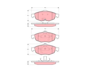 New Brake Pad Set, disc brake for CHRYSLER:CIRRUS,SEBRING,SEBRING Sedan