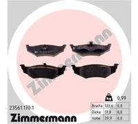 New Brake Pad Set, disc brake for CHRYSLER DODGE:300M,NEON,CIRRUS,VISION