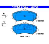 Brake pads 13.0460-2766.2 ATE for JEEP FIAT CHRYSLER