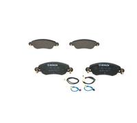 Bosch BP340 - Brake Pads Car Front Axle - Bosch Quality - Reduced Noise and Dust - ECE-R90 Certified - Copper-Free - 1 Set of 4 Pads