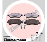 ZIMMERMANN 23599.990.1 Brake pad set