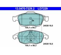 Brake pads 13.0470-7229.2 ATE for CITROËN PEUGEOT DS
