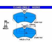 ATE 13.0460-2902.2 Brake pad set