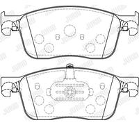 JURID 573862J Brake pad set