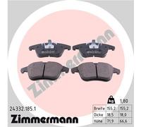 ZIMMERMANN 24332.185.1 Brake pad set