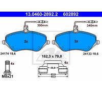 ATE 13.0460-2892.2 Brake pad set