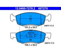 NEW DISC BRAKE PADS SET FOR DACIA RENAULT LOGAN PICKUP US K7M 710 ATE T1772