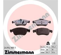 New Brake Pad Set, disc brake for DACIA RENAULT:ZOE,DUSTER,CLIO V,FLUENCE